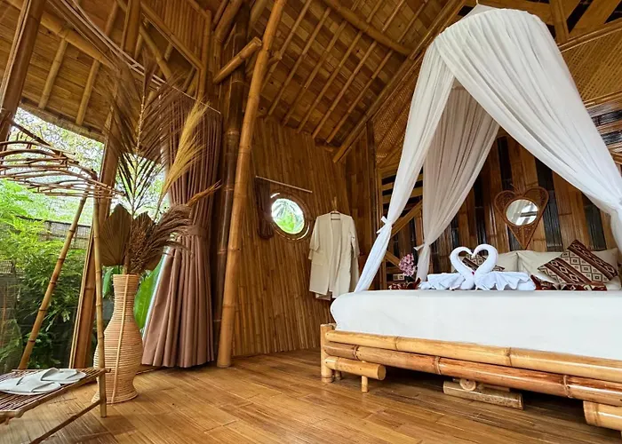 Wana Bamboo House By Ecobreeze Villa Sidemen (Bali)